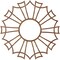 Ekena Millwork Augustus Wood Fretwork Pierced Ceiling Medallion, Walnut, 24"OD x 8 1/2"ID x 1/4"T CMWP24X24X0250AUWA - alternate 5